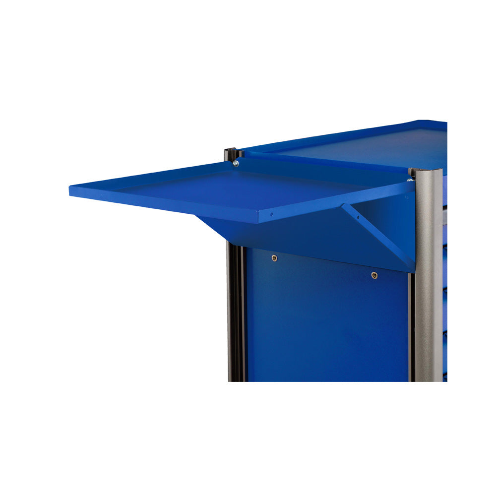 Blauwe bijzettafel voor 102, 103 trolley