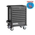Black edition Gereedschapswagen 8 lades met 308 delig gereedschap (EVA)