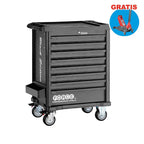 Black edition Gereedschapswagen 8 lades met 308 delig gereedschap (EVA)