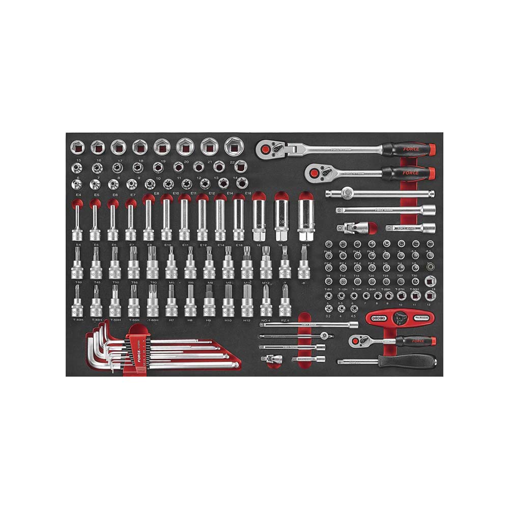Black edition Gereedschapswagen 8 lades met gereedschap van 415 stuks (EVA)