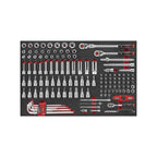 Black edition Gereedschapswagen 8 lades met gereedschap van 415 stuks (EVA)