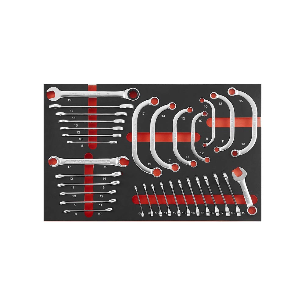Black edition Gereedschapswagen 8 lades met gereedschap van 415 stuks (EVA)