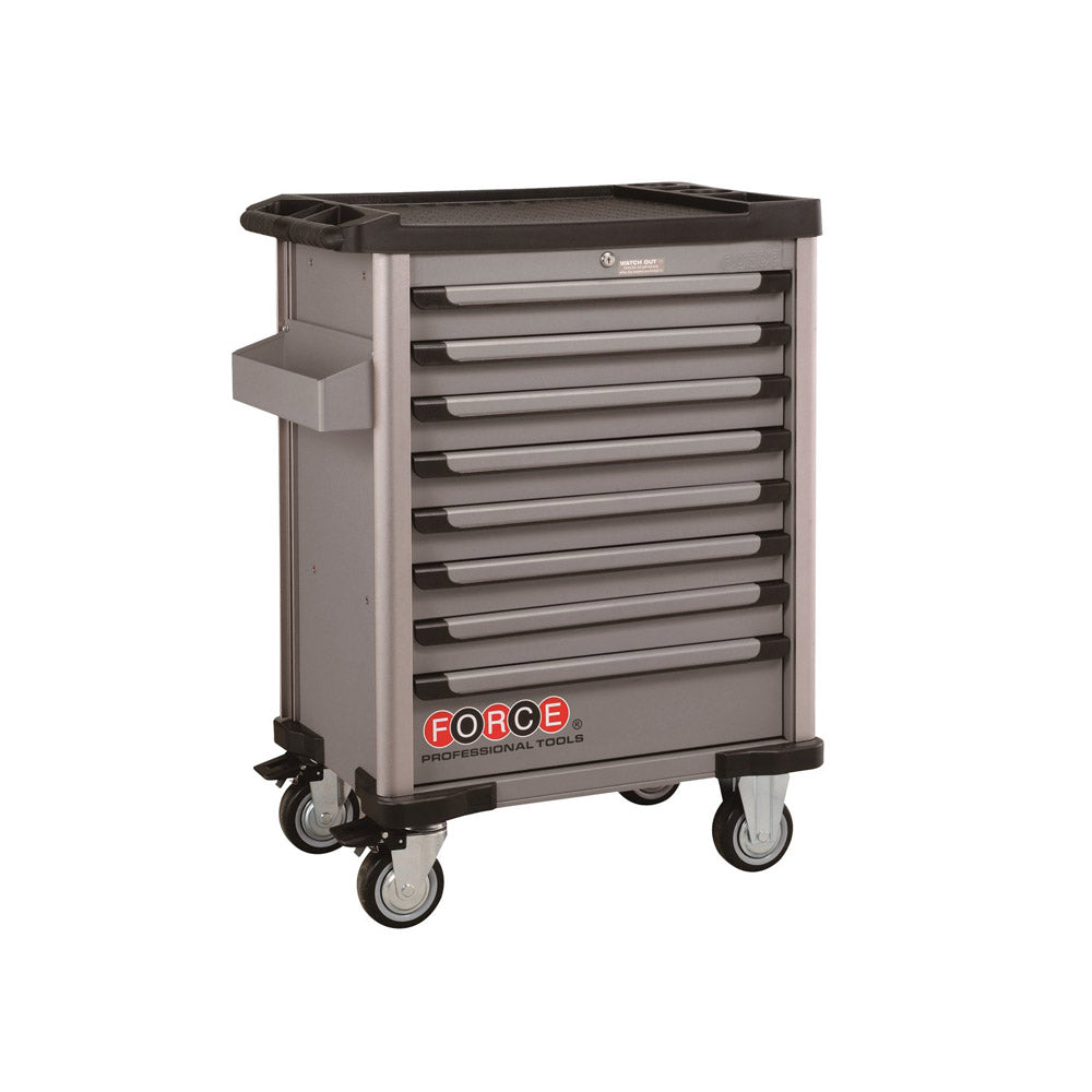 Titanium Gereedschapswagen met 8 lades en gereedschap van 415 stuks (EVA)