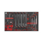 Black edition Jumbo Gereedschapswagen 8-lades met 610 delig gereedschap