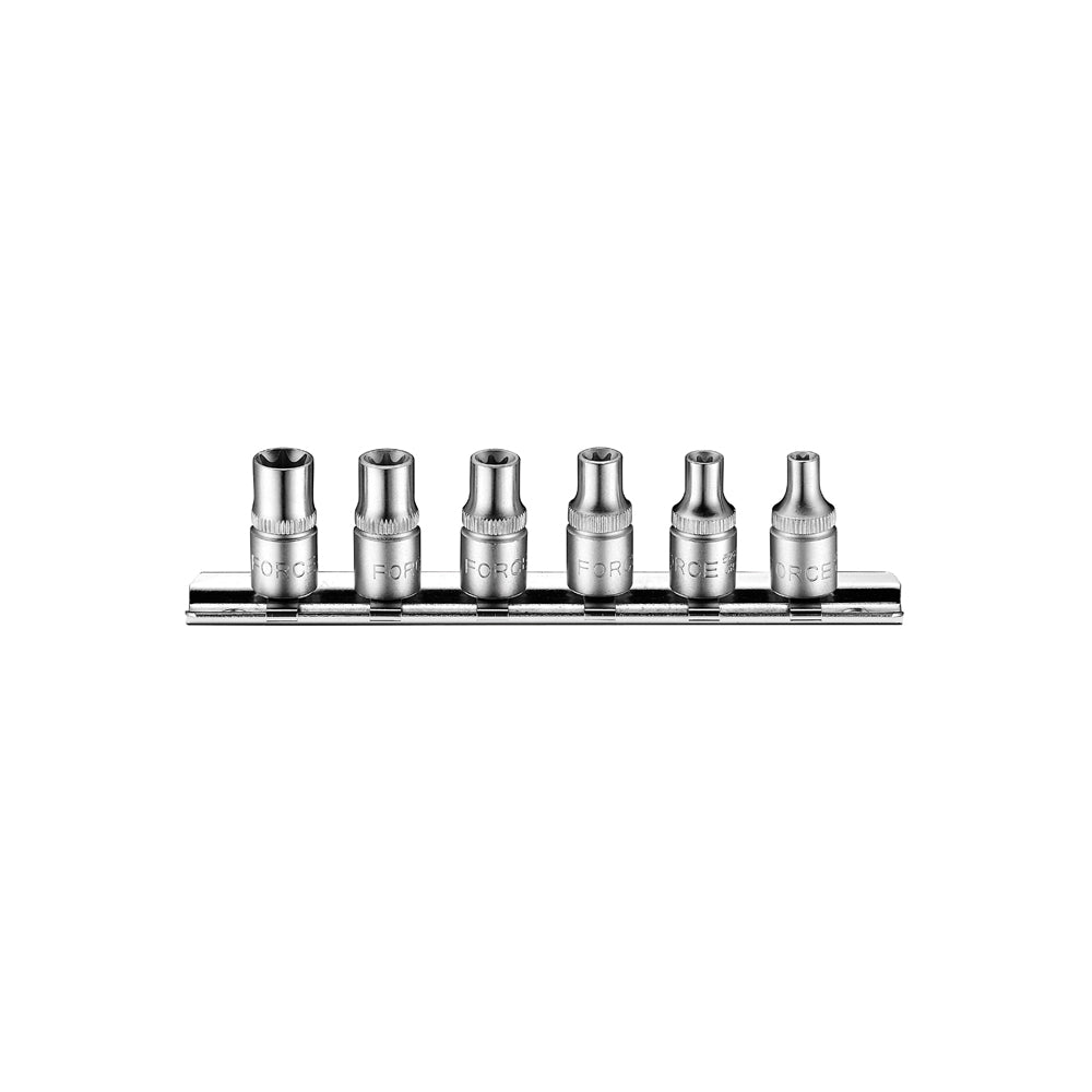 6-delige 1/4" Torx doppenset