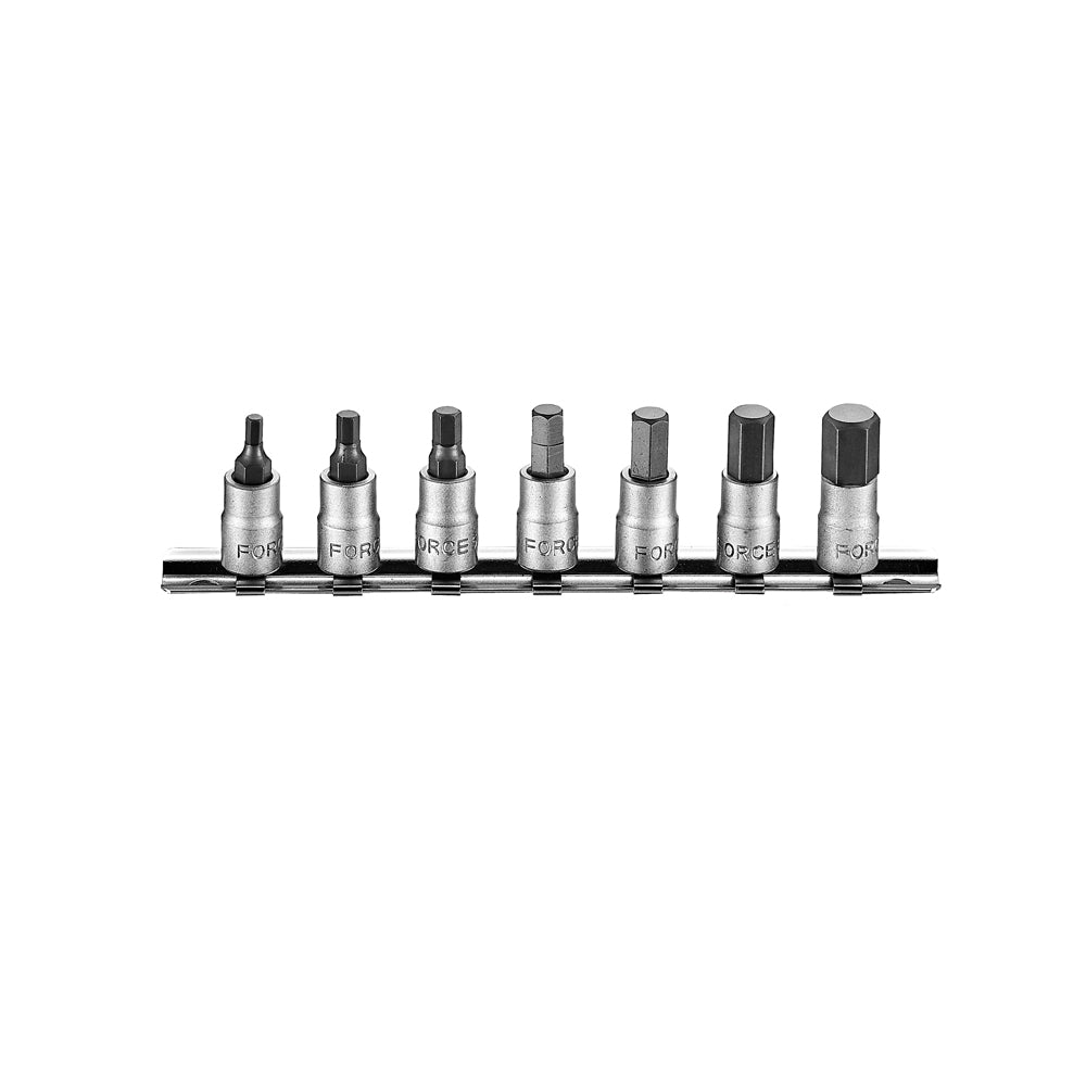 7pc 1/4" Hex socket bit set