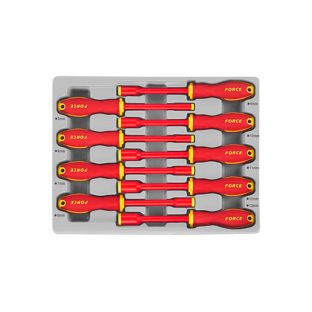 9pc Insulated hex socket driver set