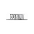 10pc 1/4 12pt. Deep socket(NIET MEER LEVERBAAR VERVANGER IS 21115-9)