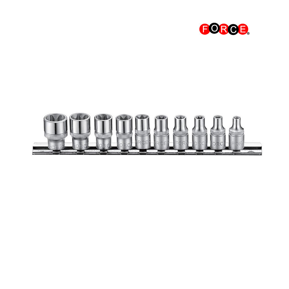 10pc 1/4" Star socket set