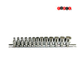 13pc 1/4 12pt Flank socket set