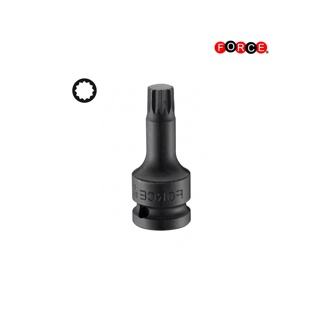 1/2" Imp. veeltand dop bit M14 (één-stuk)