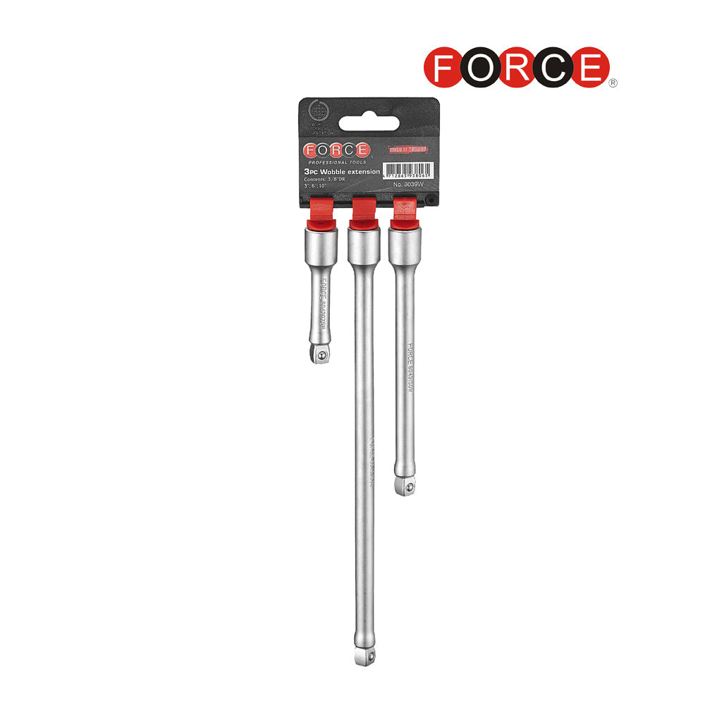 3pc 3/8"DR. Wobble extension set