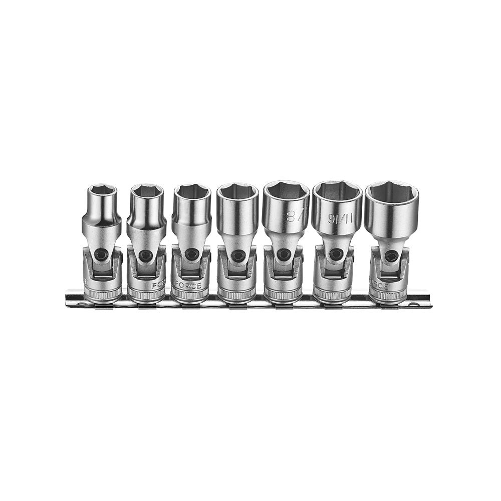 3/8" Kniegewricht Doppenset SAE 7-delig