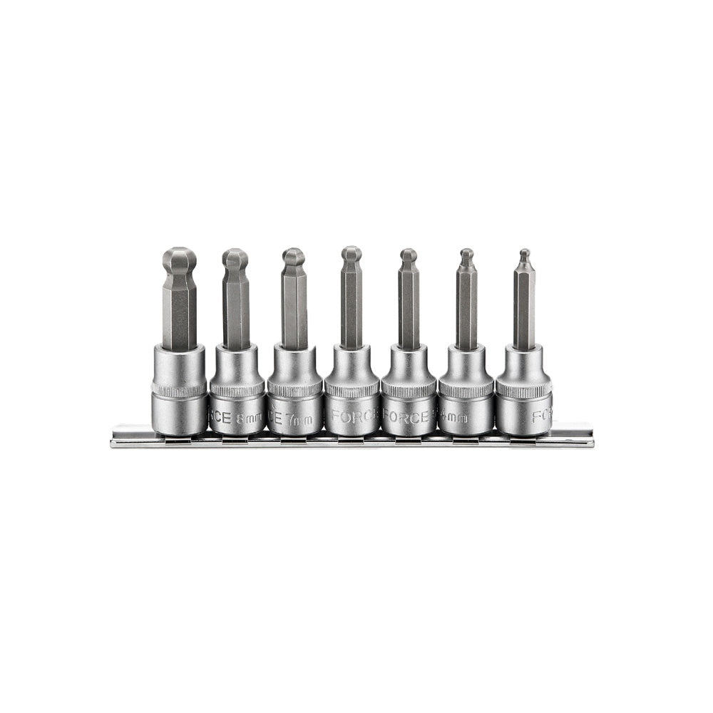 3/8" Bit doppenset kogelinbus 7 delig