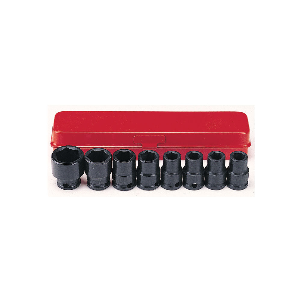 3/8" Krachtdoppenset SAE 8 delig