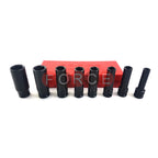 3/8" Krachtdoppenset lang 8 delig