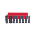 3/8" Krachtdoppenset lang SAE 8 delig