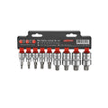 9pc 3/8DR. & 1/2DR. Spline socket bit set