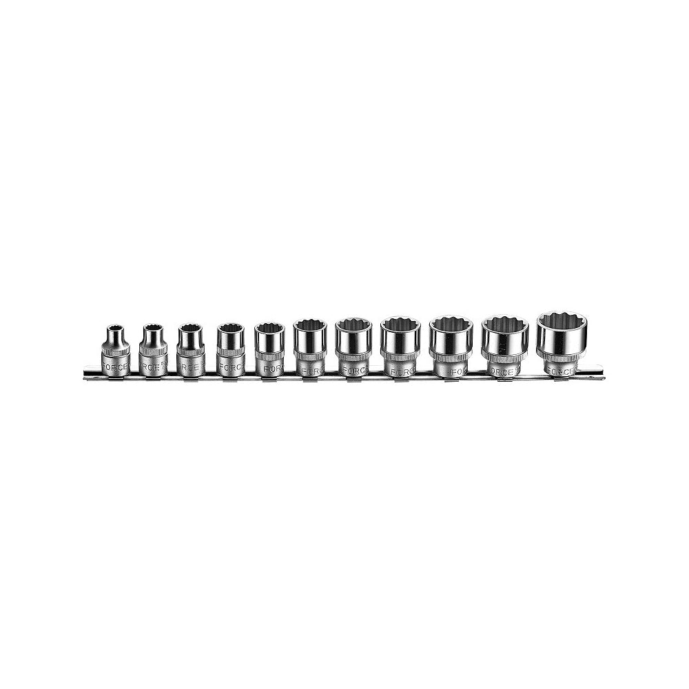 Force 3111 3/8 Doppenset 12-kant 11 delig