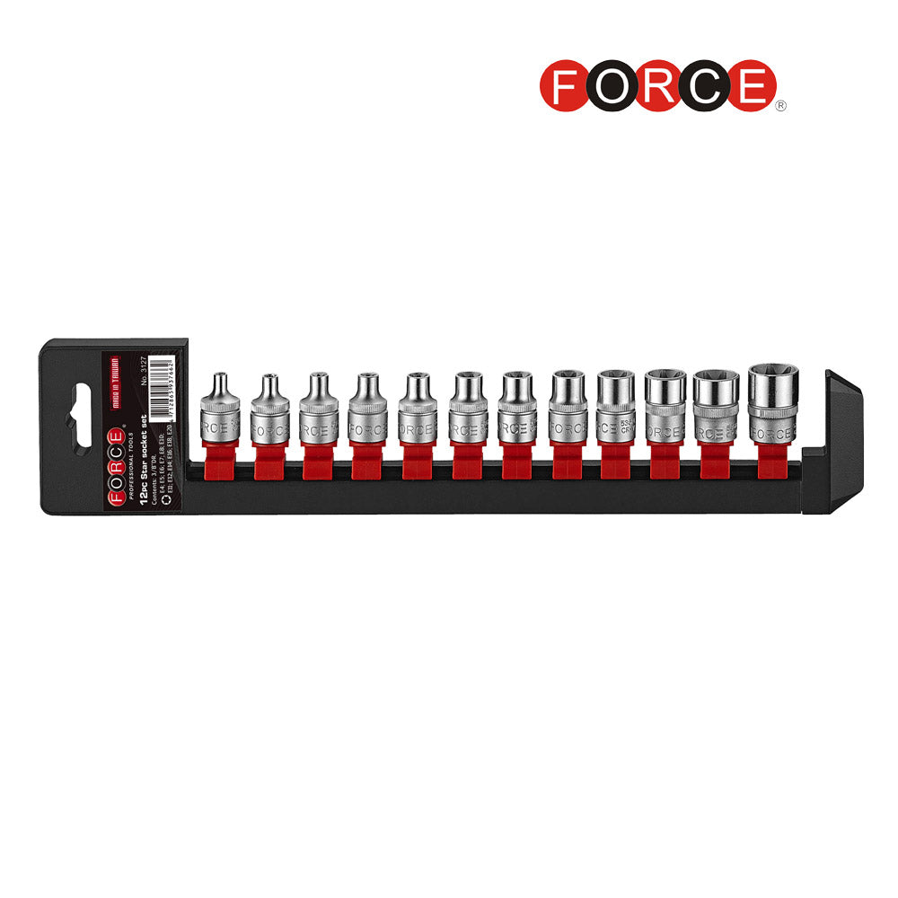 12pc 3/8DR. Star socket set
