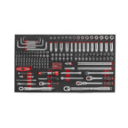 Black edition Jumbo Gereedschapswagen 8-lades met 610 delig gereedschap