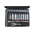 30pc 3/8"DR. 6pt. Flank Socket set