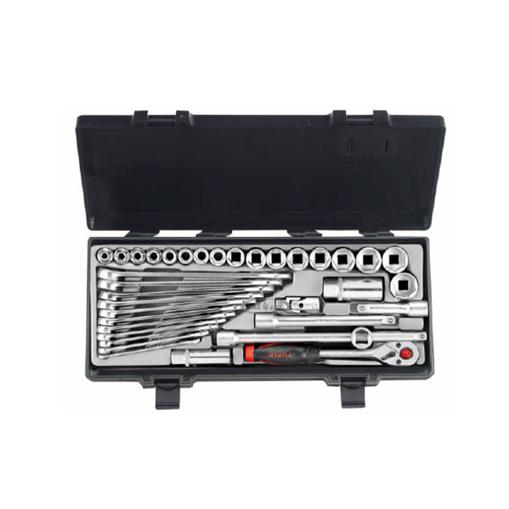 36pc 3/8" 6pt. Flank socket & comb. wrench set (80238 72th)