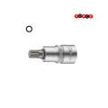 1/2" Veeltand bit dop M6 55mmL