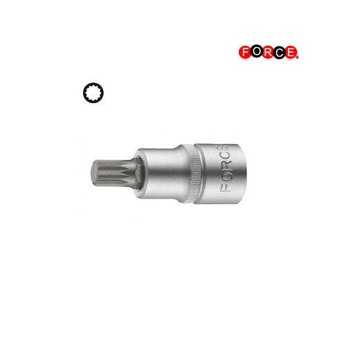 1/2" Veeltand bit dop M8 55mmL