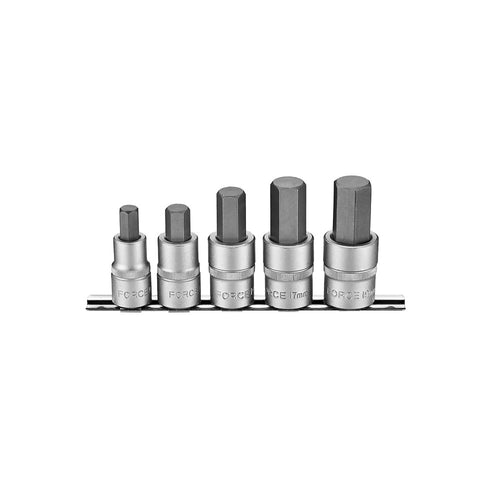 1/2'' Doppenset Inbus Bit 5-delig