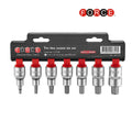 7pc 1/2"DR. Hex socket bit set