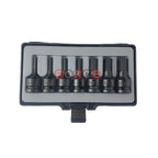 7pc 1/2" Imp.hex socket bit (SAE)