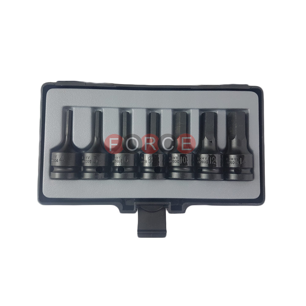 7pc 1/2"" Imp.hex socket bit