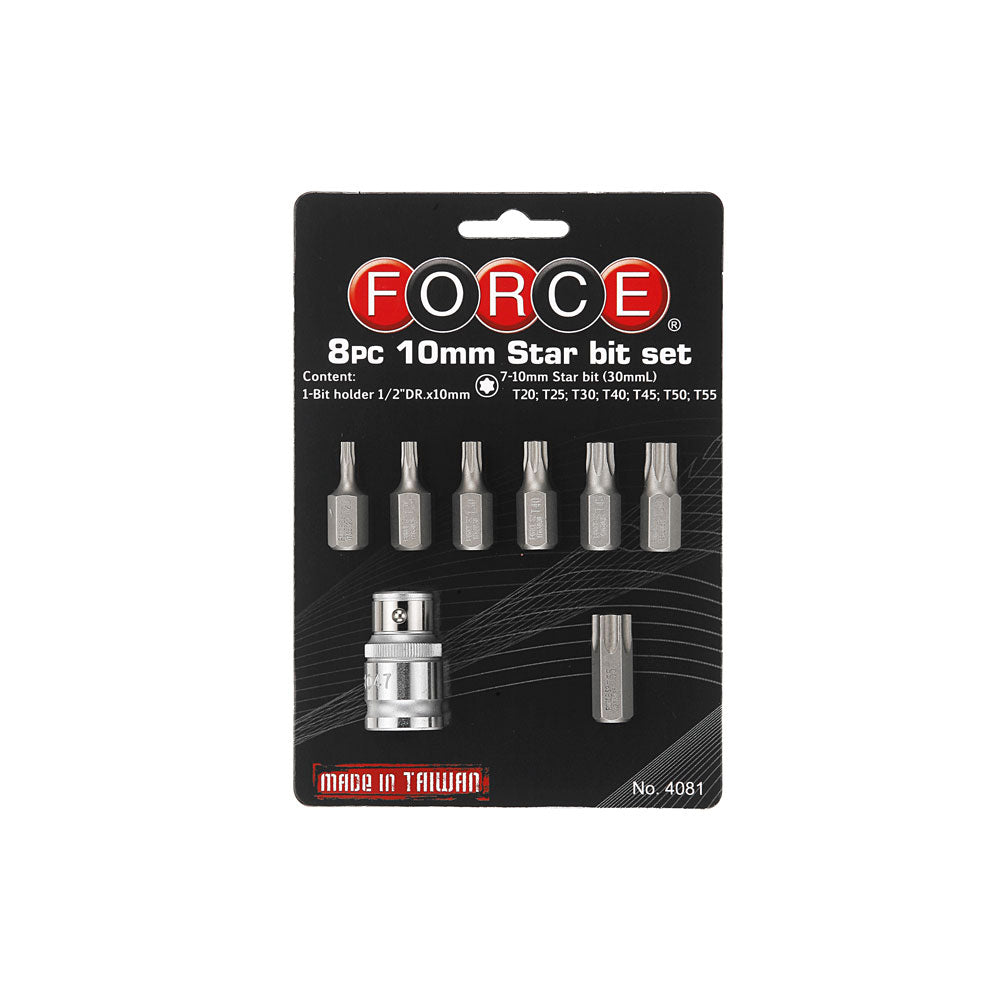 Bit set Torx 8 delig