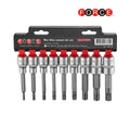 9pc 1/2"DR. Ribe socket bit set (100mmL)