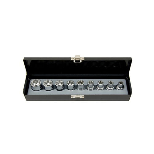 1/2" Doppenset Torx 9 delig