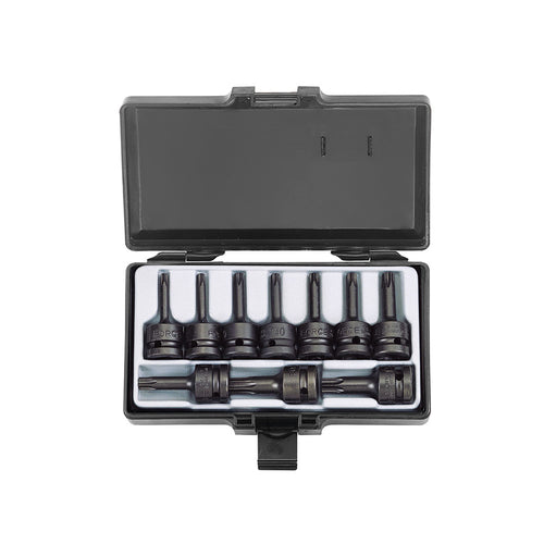 1/2" Krachtdoppenset Torx 10 delig