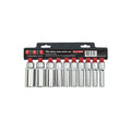 1/2" Doppenset lang Veeltand10 delig
