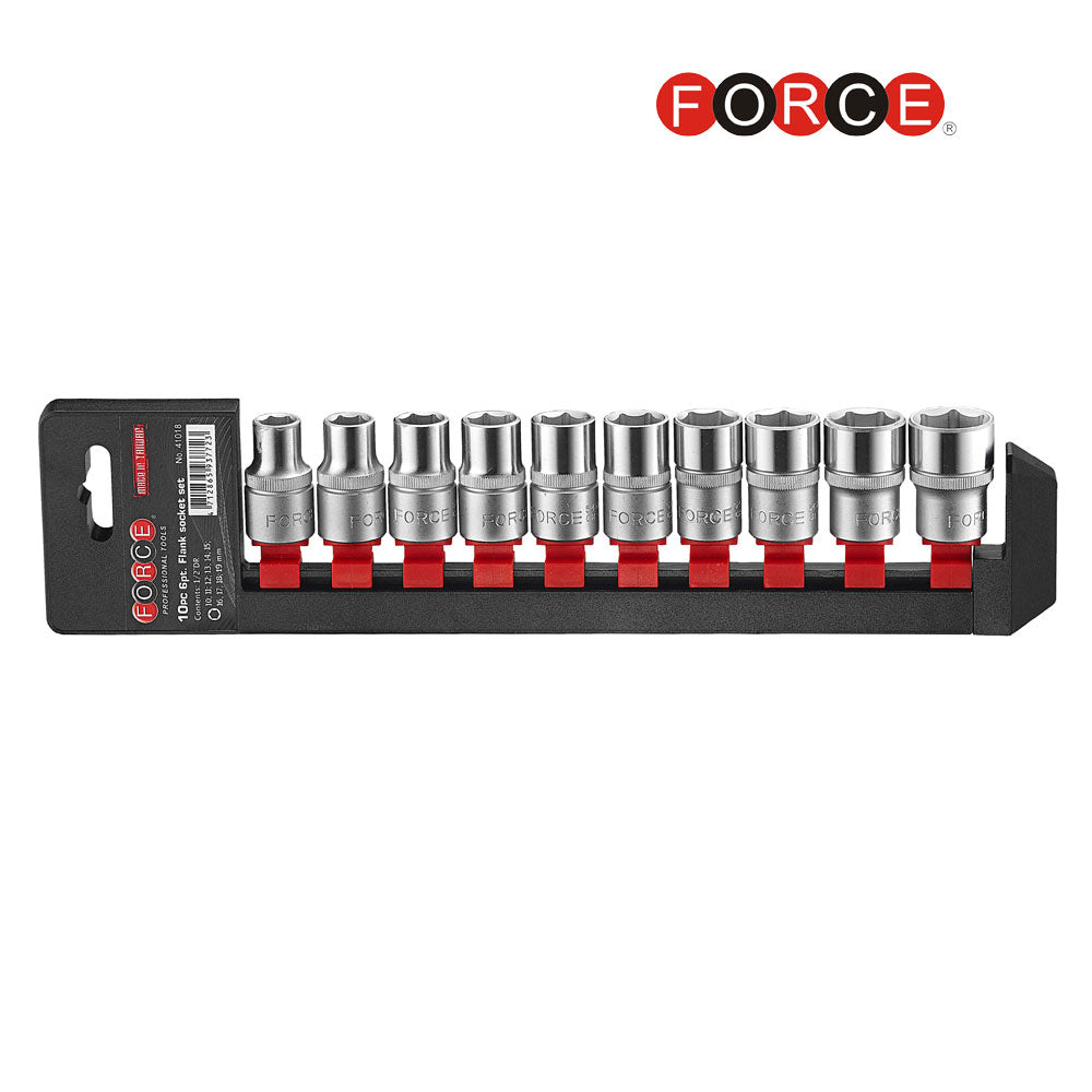 10pc 1/2"DR. 12pt. Flank socket set
