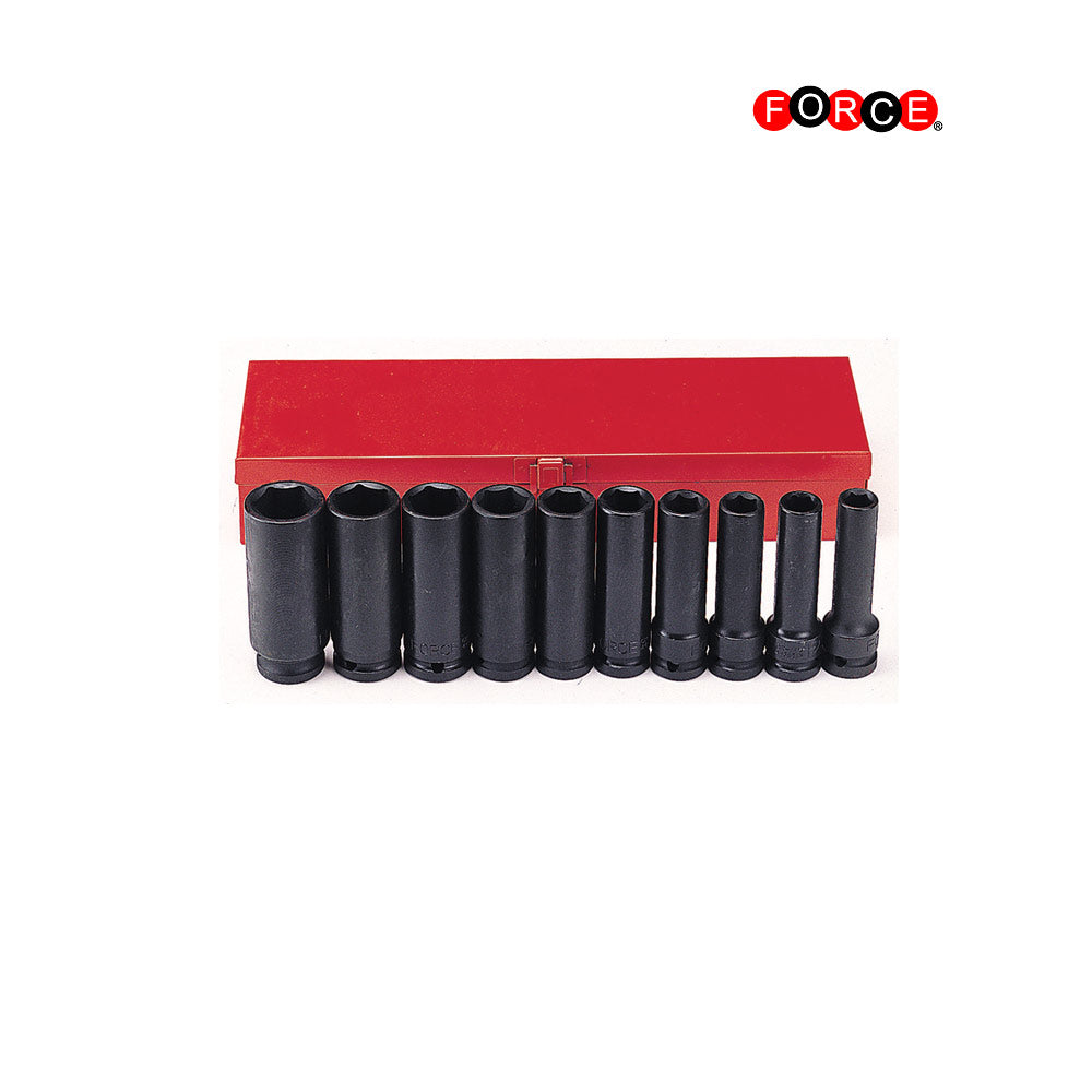 10pc 1/2" Impact deep socket