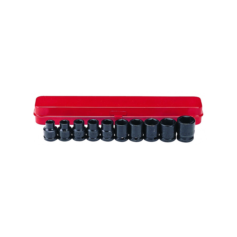 10pc 1/2" impact socket