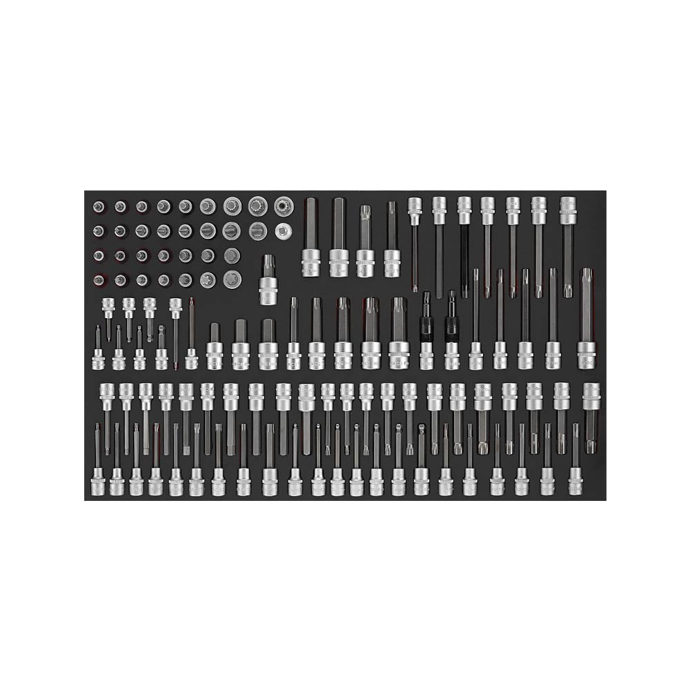 114-delige 1/2'' Steeksleutel- Bit Set (EVA 10318.D)