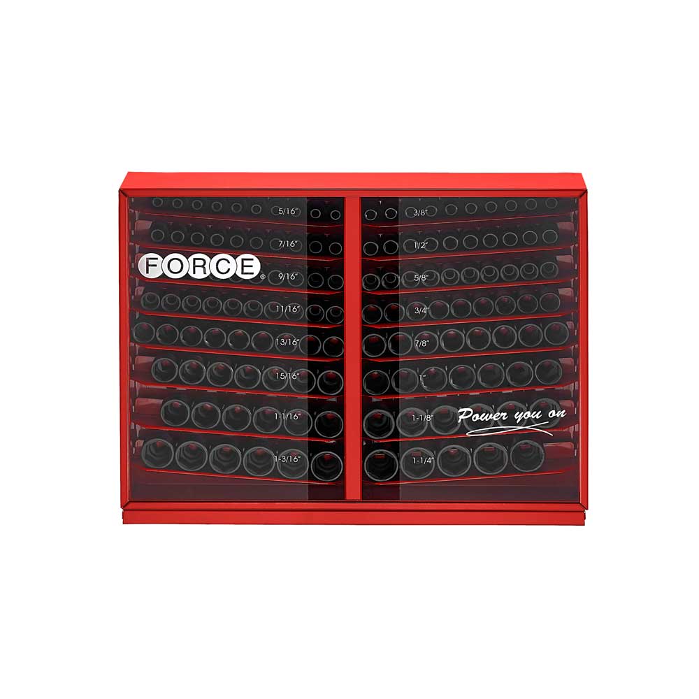 133pc 1/2"DR. Impact deep socket set (SAE)