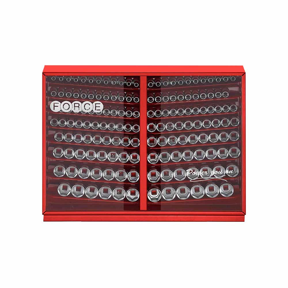 153pc 1/2"DR. 6pt. Flank deep socket set (SAE)