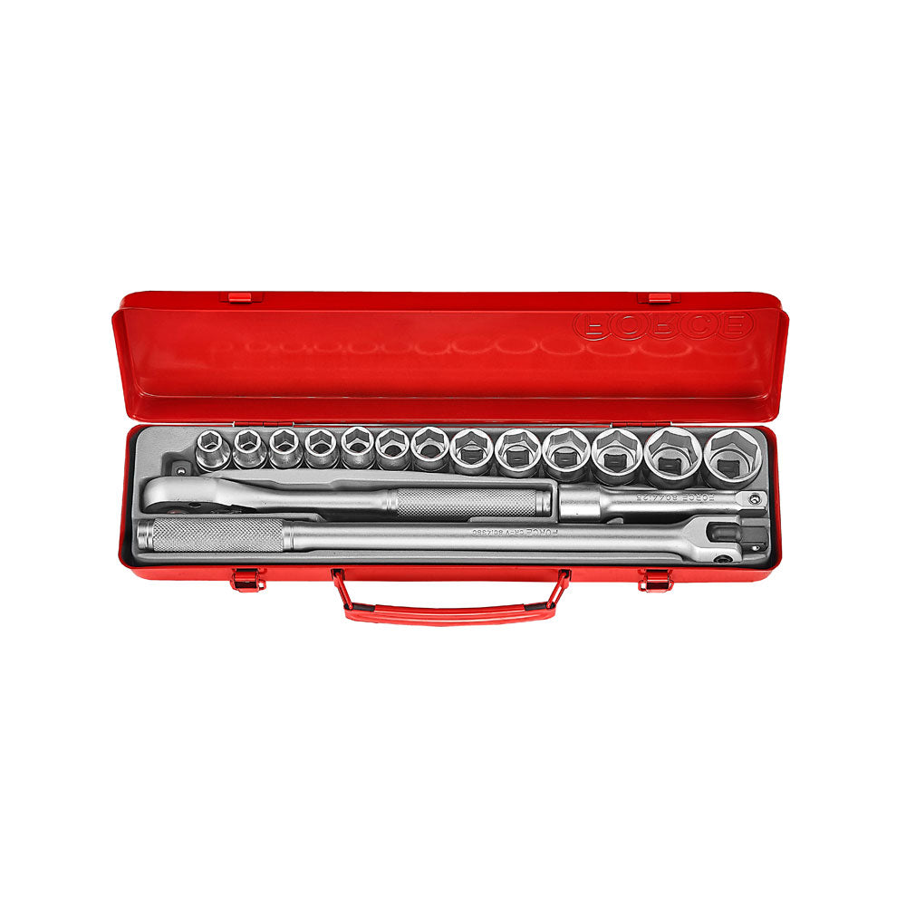 16pc 1/2 6pt. Flank socket set