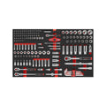 162-delige 1/4'', 3/8'' en 1/2'' Steeksleutel- en Doppen Set (EVA 10318.D)