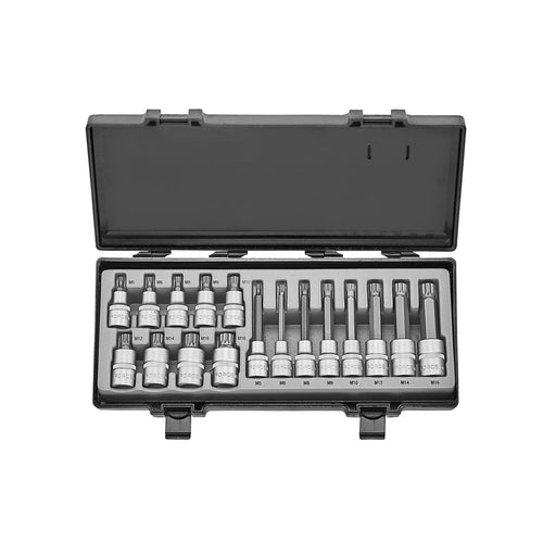 1/2'' Spline Dopsleutel set 17-delig