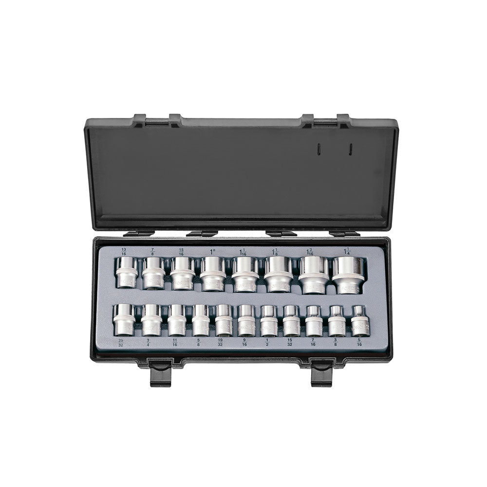 19pc 1/2 Socket set (SAE)