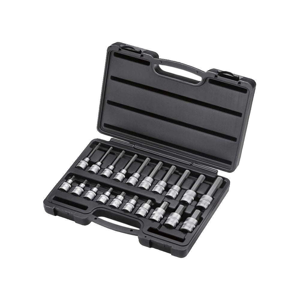 20pc 1/2" Hex socket bit set