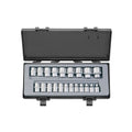 21pc 1/2" Surface drive socket set